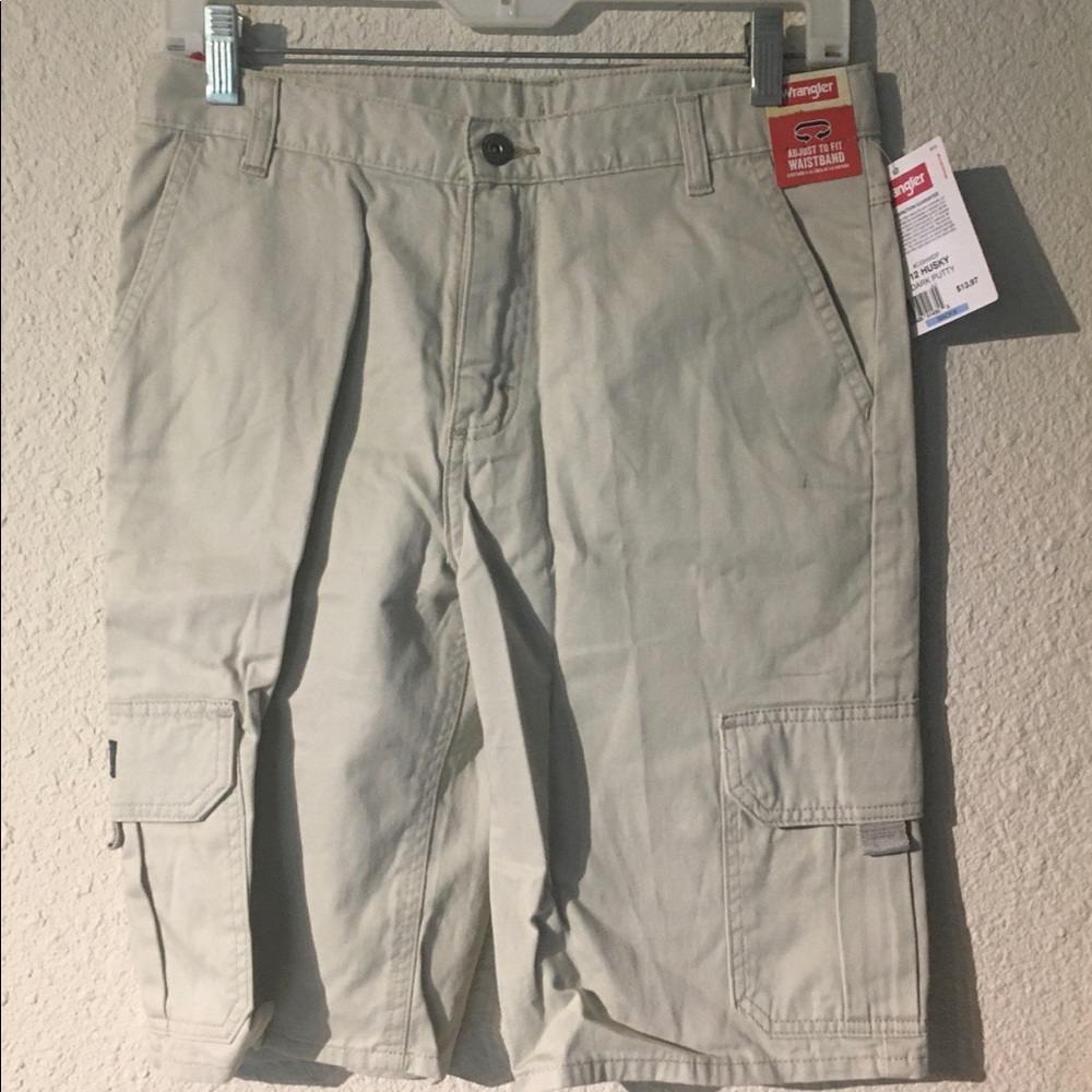 WRANGLER BOY'S FLEX WAISTBAND CARGO SHORT (HUSKY)